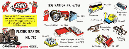Lego Traktorserie catalog. Click for more