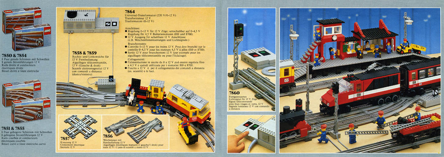 2 gewölbte LEGO®  Monorail  Schienen 