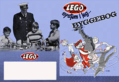 Lego System i Leg Byggebog, front, back cover. Click for larger image