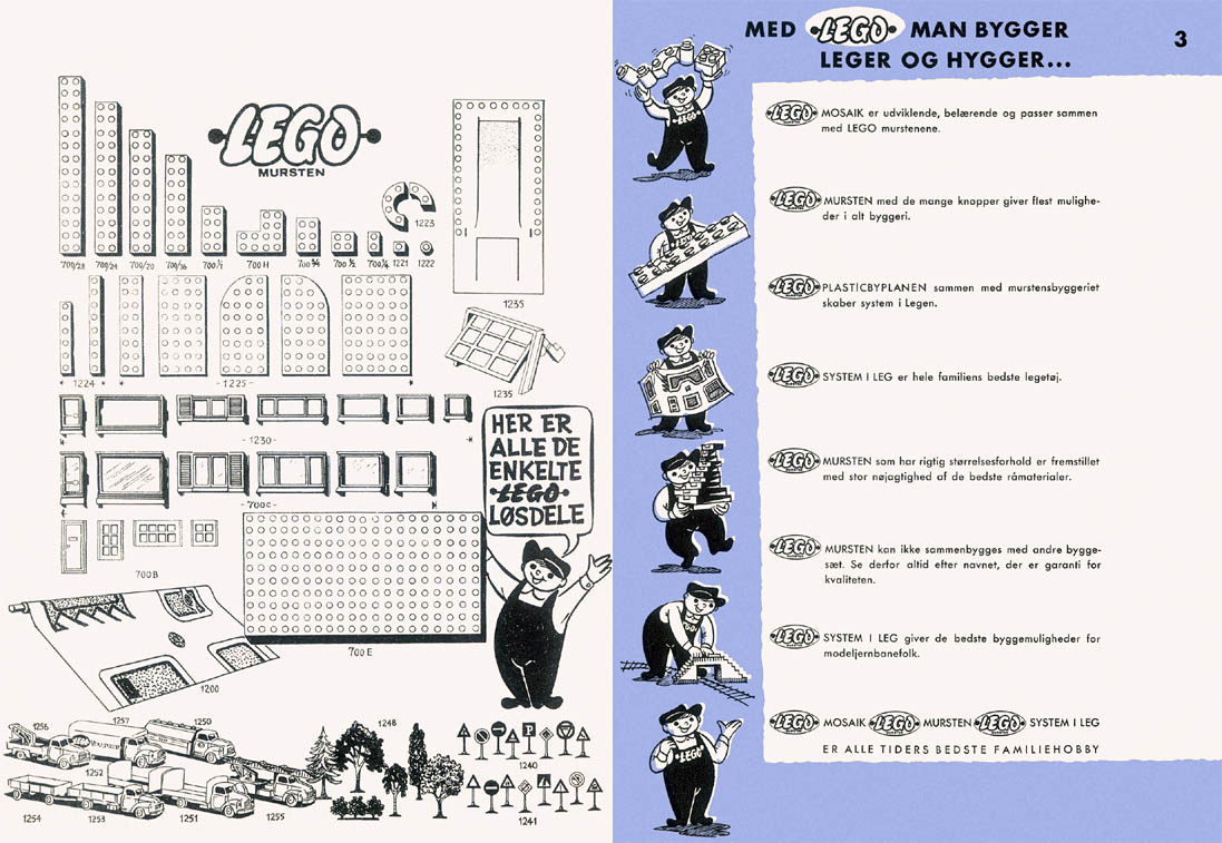 Lego System i Leg Byggebog, pp 2-3