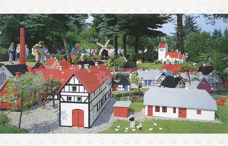Postcard: Danish village