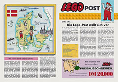 Lego Post, back, front cover. Click for a larger image